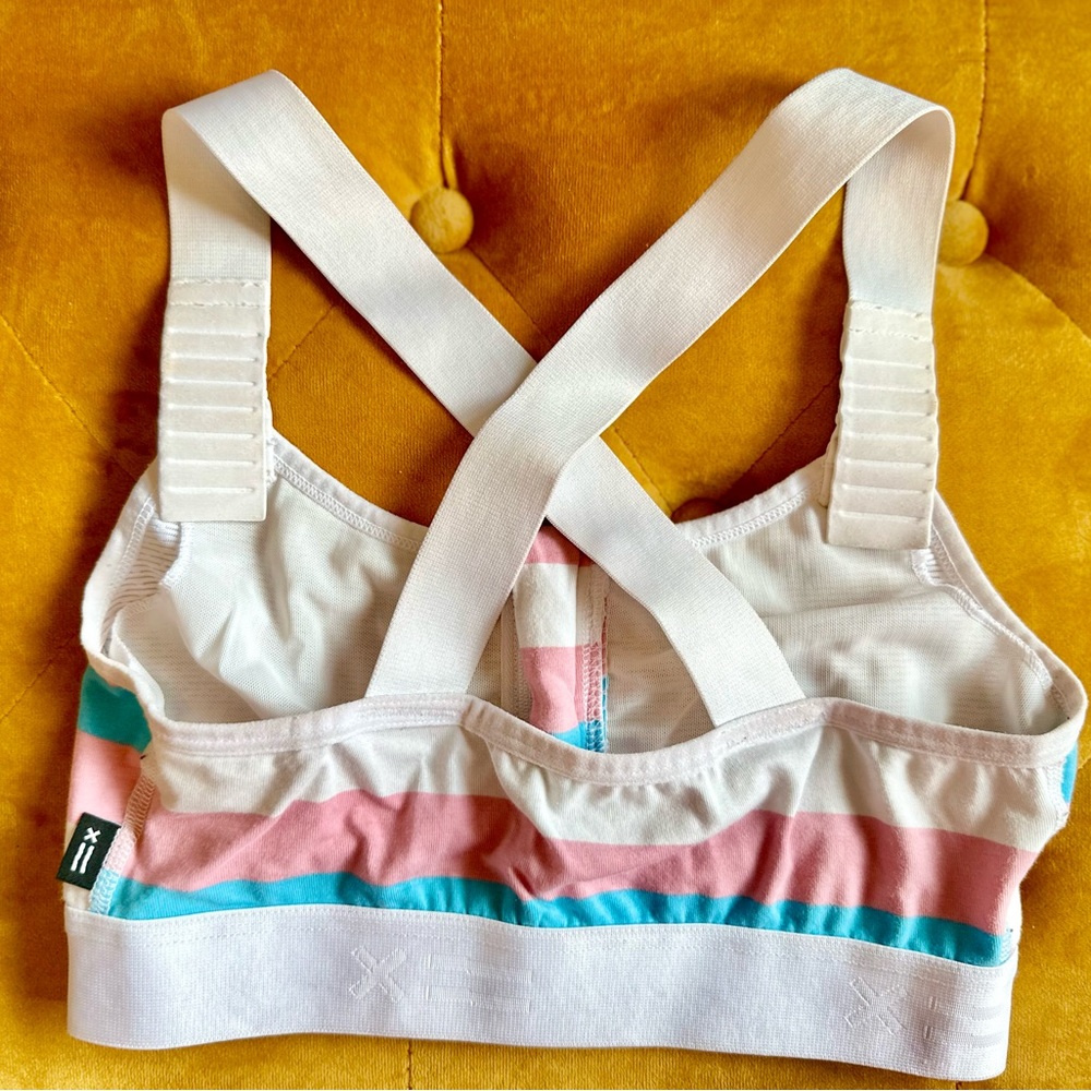 TomboyX Trans Pride Compression Sports Bra - Picture 3 of 9